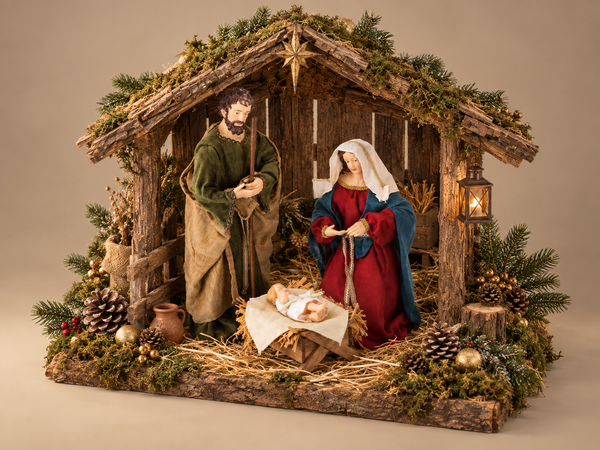 Święta Rodzina – zestaw 3 figur do szopki, do 68 cm