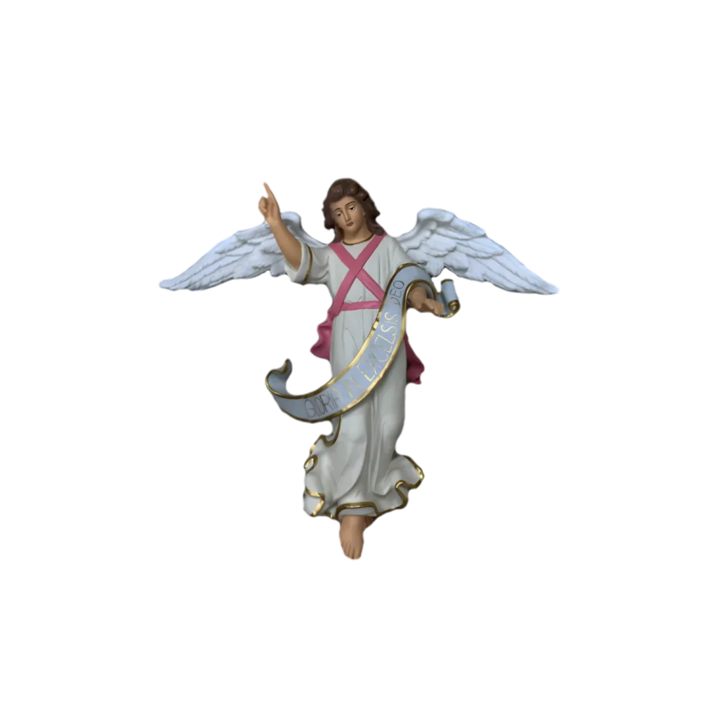 Figura anioła wiszącego do szopki – rozmiar 87 cm