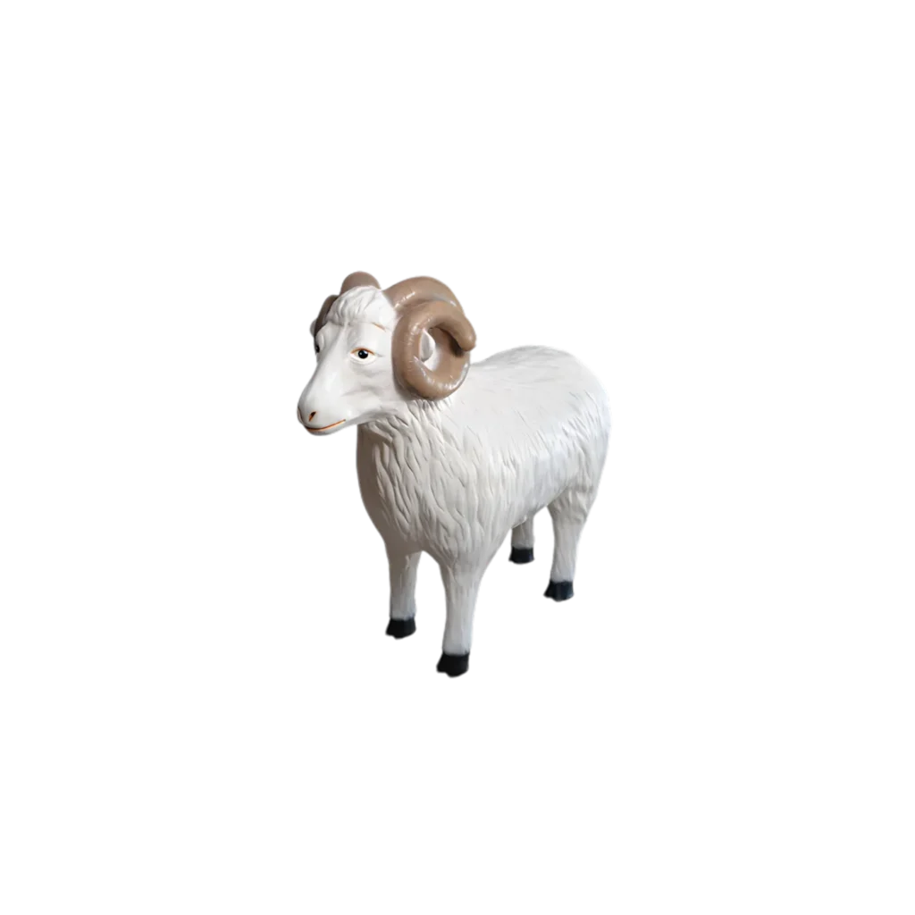Figura baranka stojącego do szopki – rozmiar 83 cm