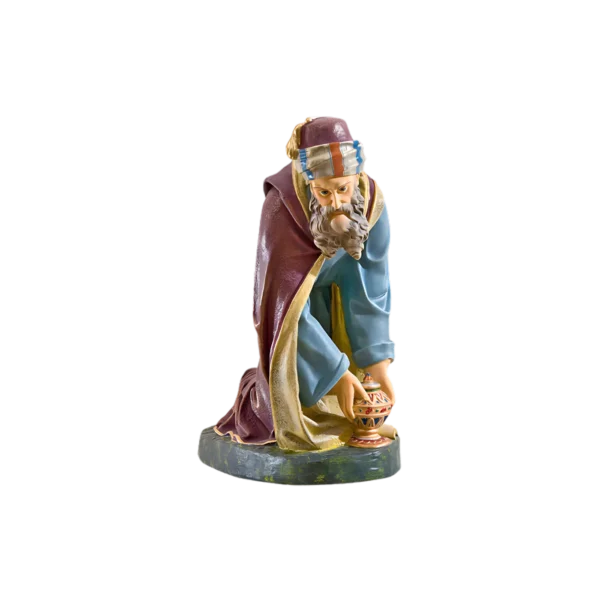 Figura króla z kadzidłem klęczącego do szopki – wysokość 53 cm