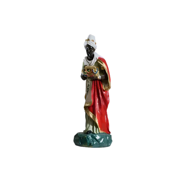 Figura króla ze złotem do szopki – wysokość 51 cm