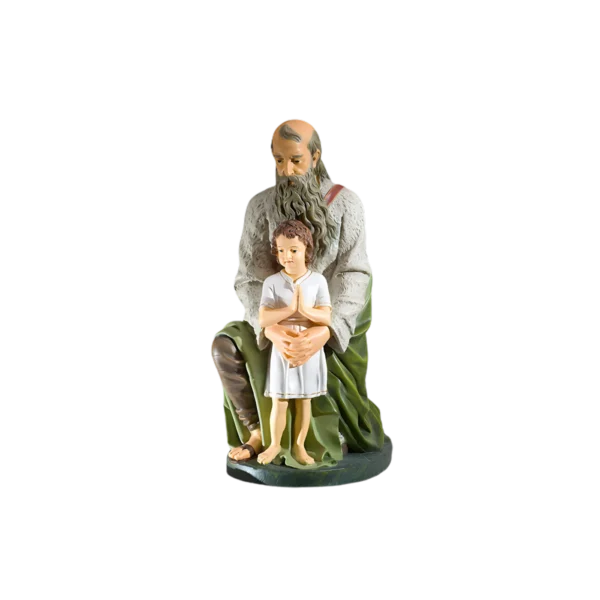 Figura pasterza z dzieckiem do szopki – rozmiar 50 cm