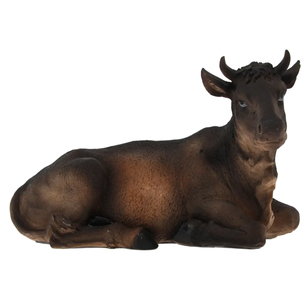 Figura krowy do szopki 15 × 30 × 20 cm (do figur 60,96 cm)