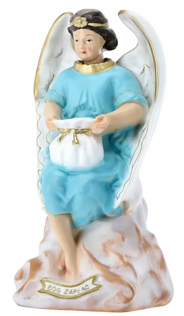 Skarbonka z figurą anioła 38 cm