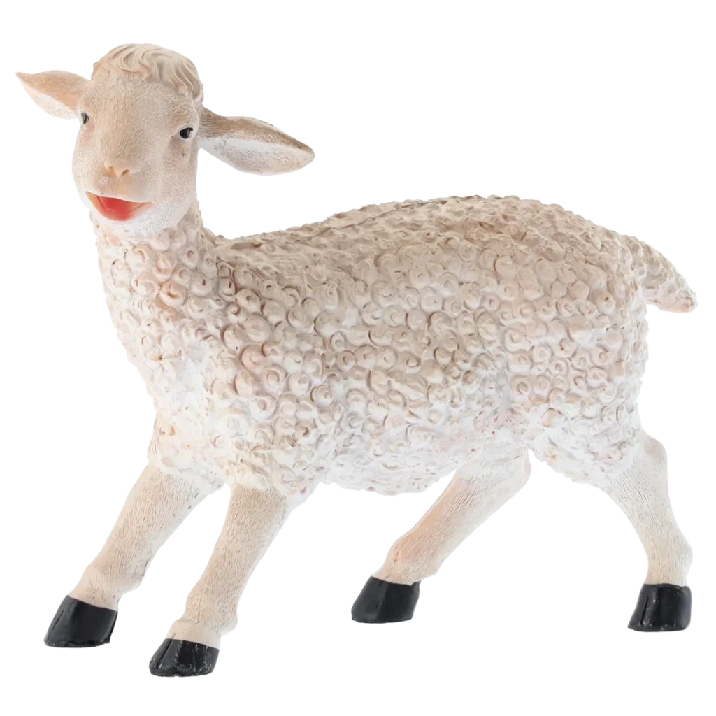 Figura owcy do szopki 11 × 29 × 25 cm (do figur 91,44 cm)