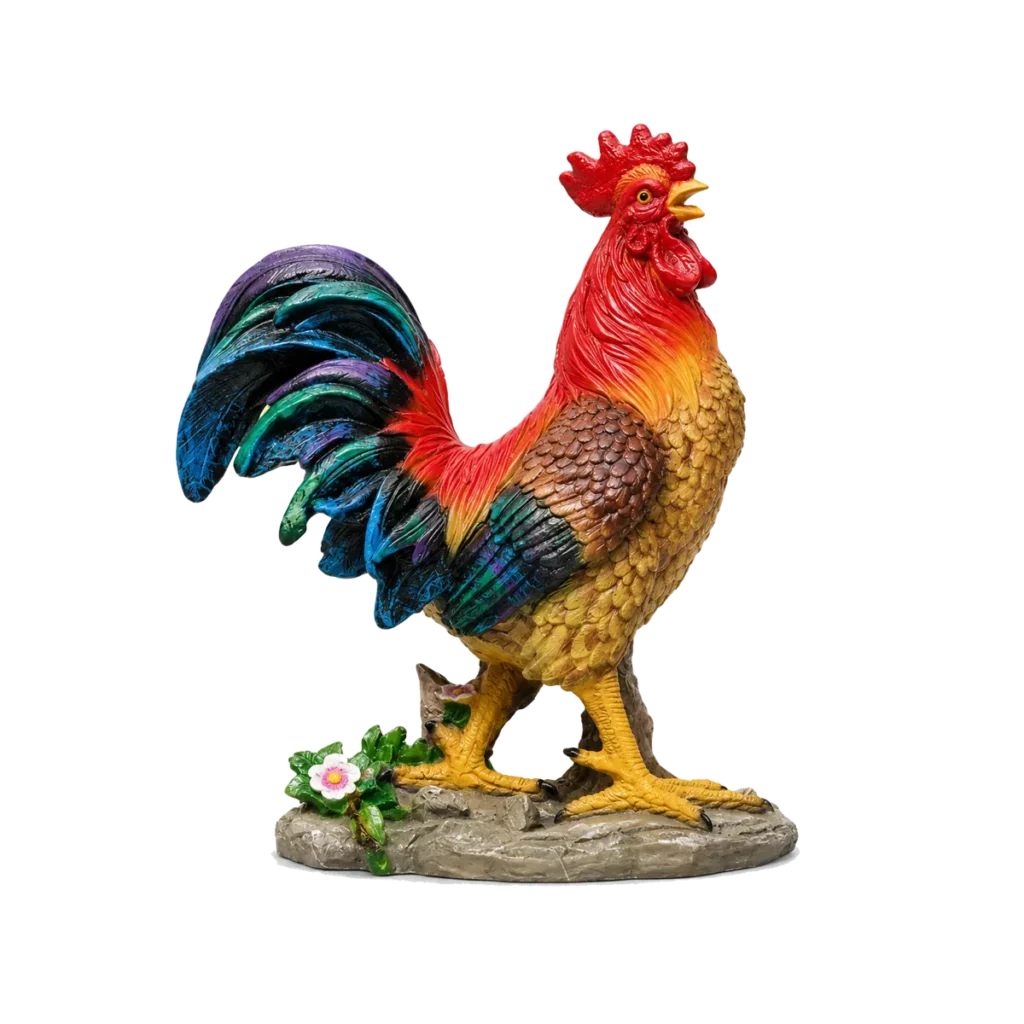 Figura koguta do szopki 33 × 20 × 41 cm