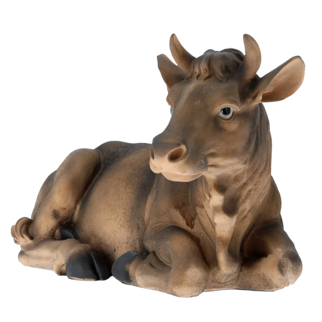 Figura krowy do szopki 21 × 50 × 29 cm (do figur 91,44 cm)