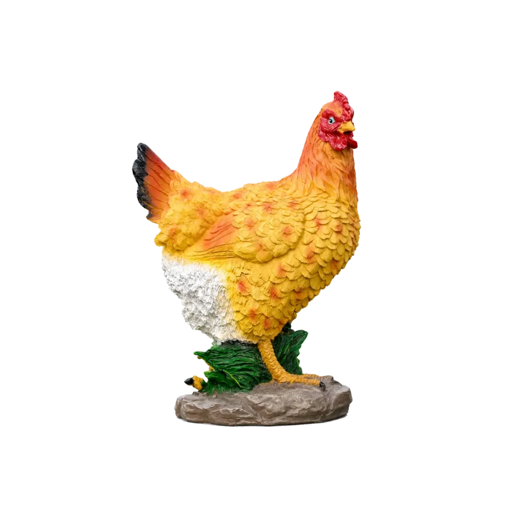 Figura kury do szopki 22 × 13 × 28 cm