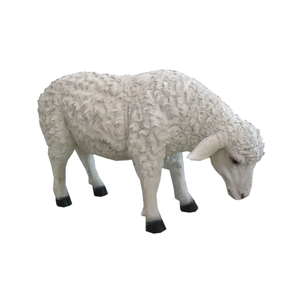Figura owcy do szopki 87,6 × 29,2 × 52,1 cm