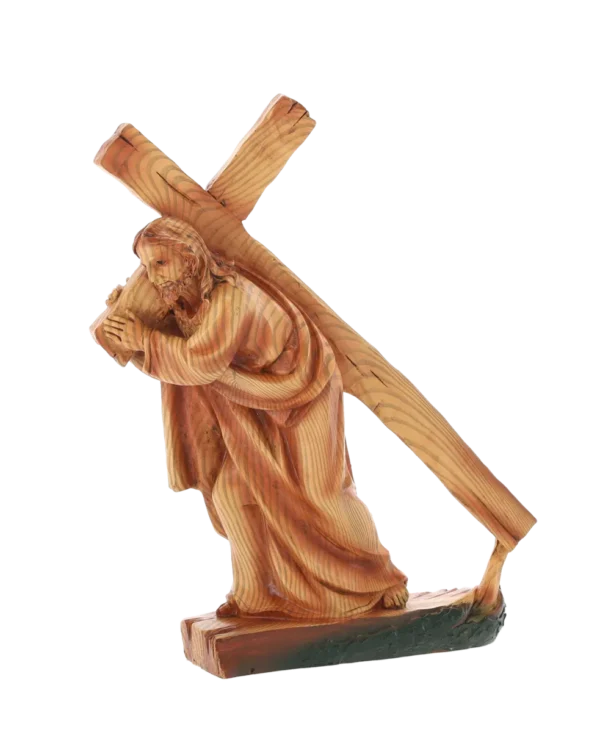 Figura Jezusa niosącego krzyż 23 × 7 × 28,5 cm