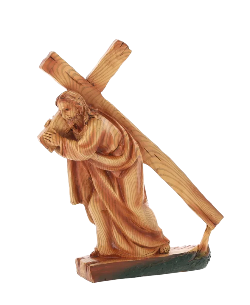 Figura Jezusa niosącego krzyż 23 × 7 × 28,5 cm
